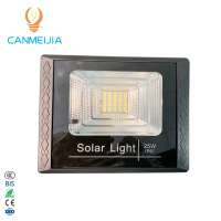 2020  new design led flood light solar waterproof led solar flood light 25W solar powered outdoor light