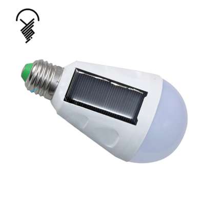 Outdoor/Indoor intelligent emergency 7W solar rechargeable light bulb