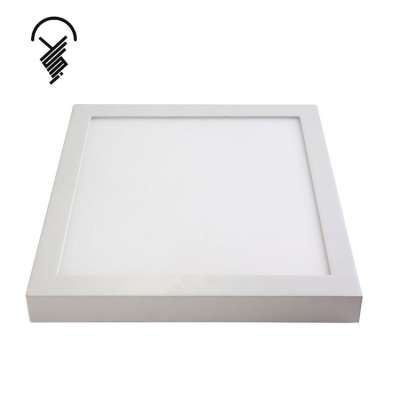 Surface mounted 2 years warranty aluminum square shape ceiling led panel light 24w